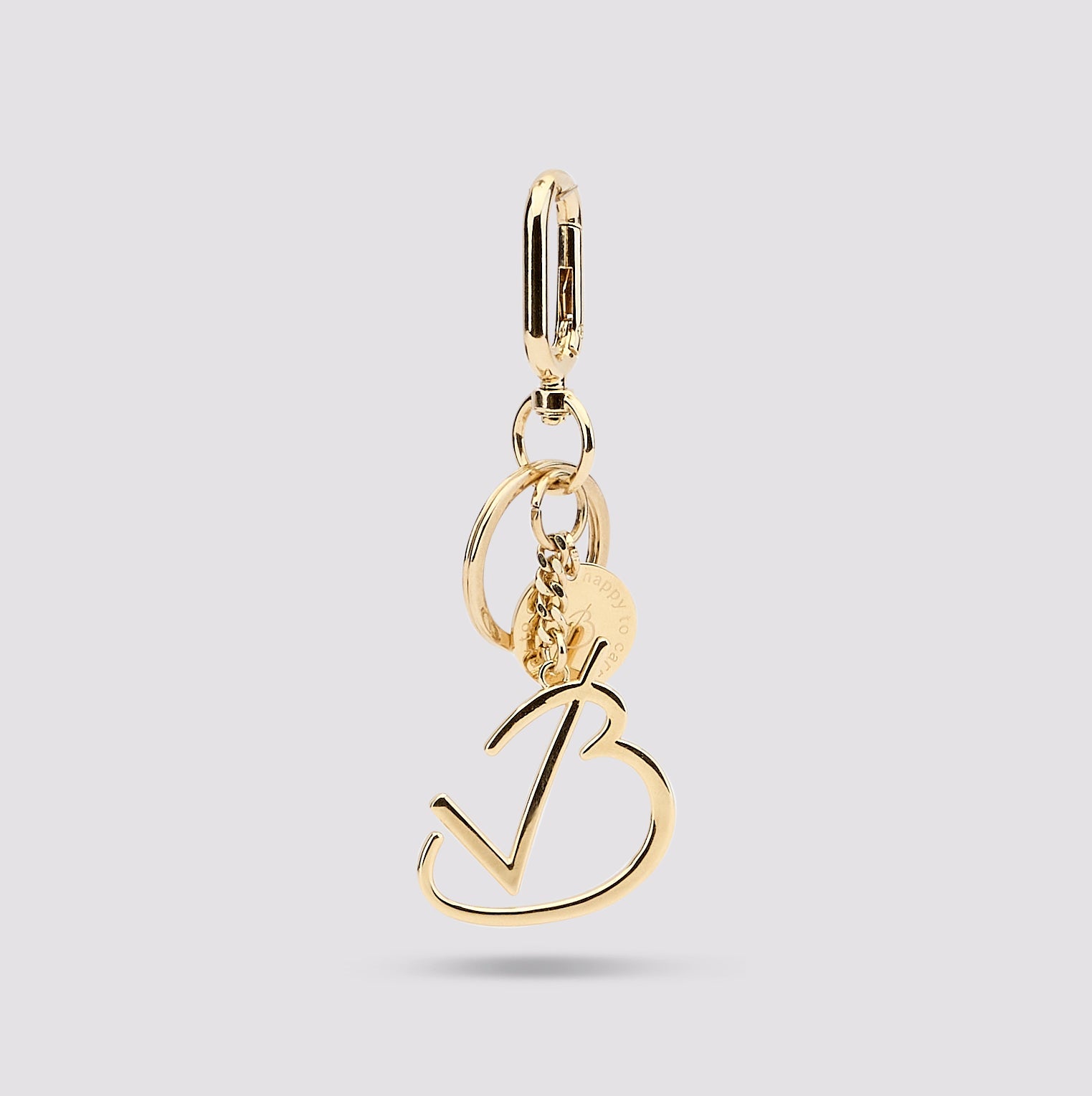 Goudkleurige charm